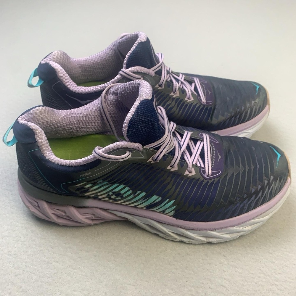 Hoka One One Arahi Shoes Womens Size 10 Blue Running Sneakers W ARAHI 10-16259